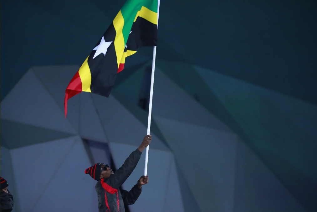 Jermaine Francis - Flag Bearer For Pan Am Games