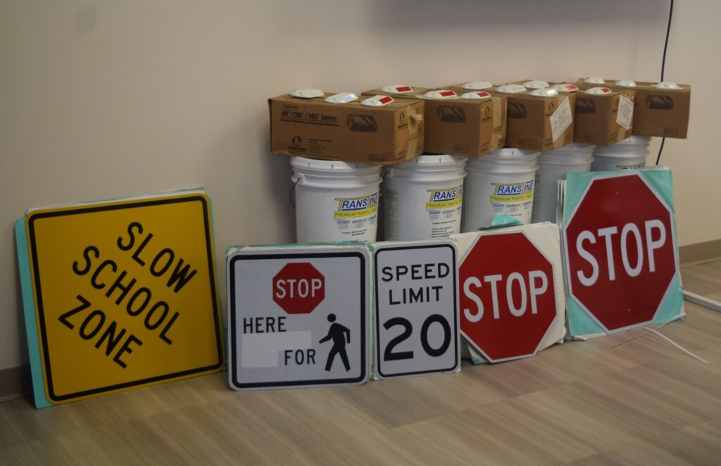 TRAFFIC DEPARTMENT RECEIVES RADAR SPEED SIGNS SUPPLIES TO AID WITH THE REDUCTION OF SPEEDING 2