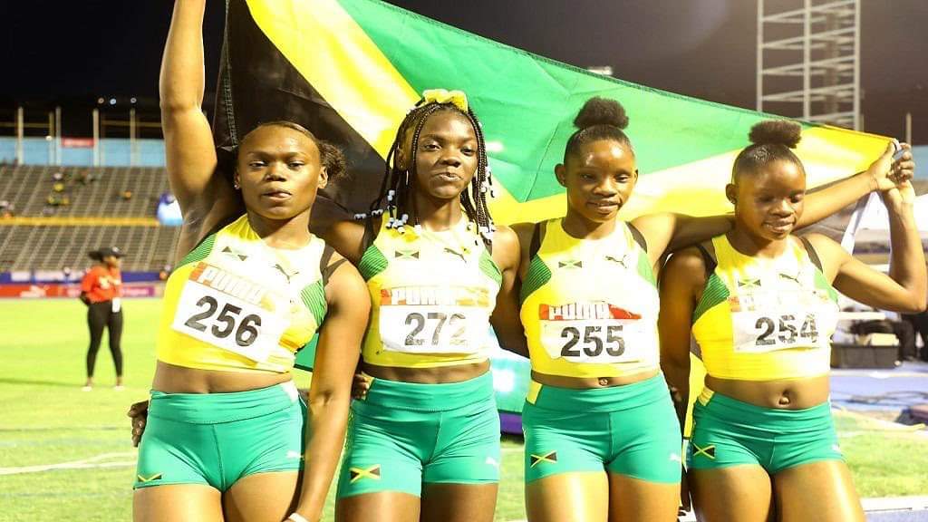 Jamaica sets new Under-20 World Record in Girls' 4x100
