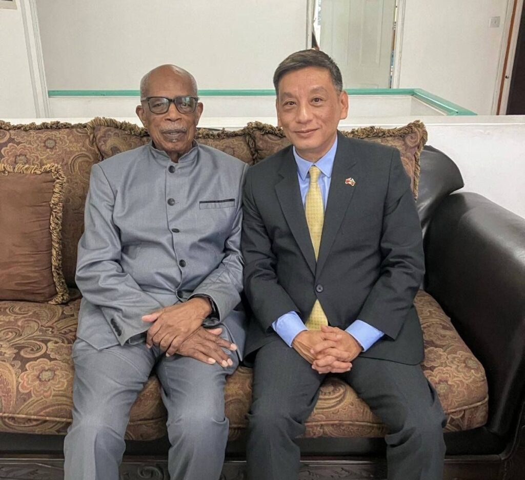 Ambassador of the Republic of China (Taiwan) in St. Kitts and Nevis, Ambassador Tao, Meets with National Hero Sir Kennedy Simmonds 2 ambassador tao meets with national hero sir kennedy simmonds 28229 5905937094838038876