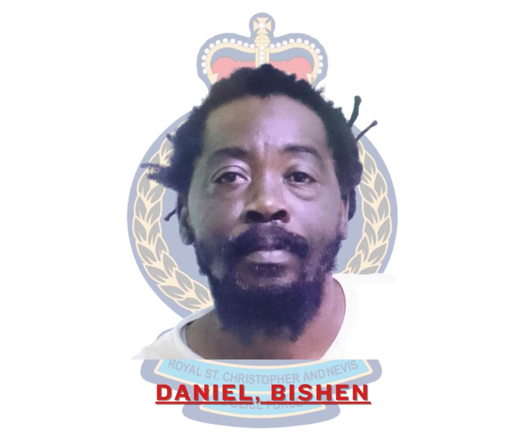 BISHEN DANIEL CHARGED IN CONNECTION WITH FIREARM CONTRABANDRECOVERY ON ST. KITTS