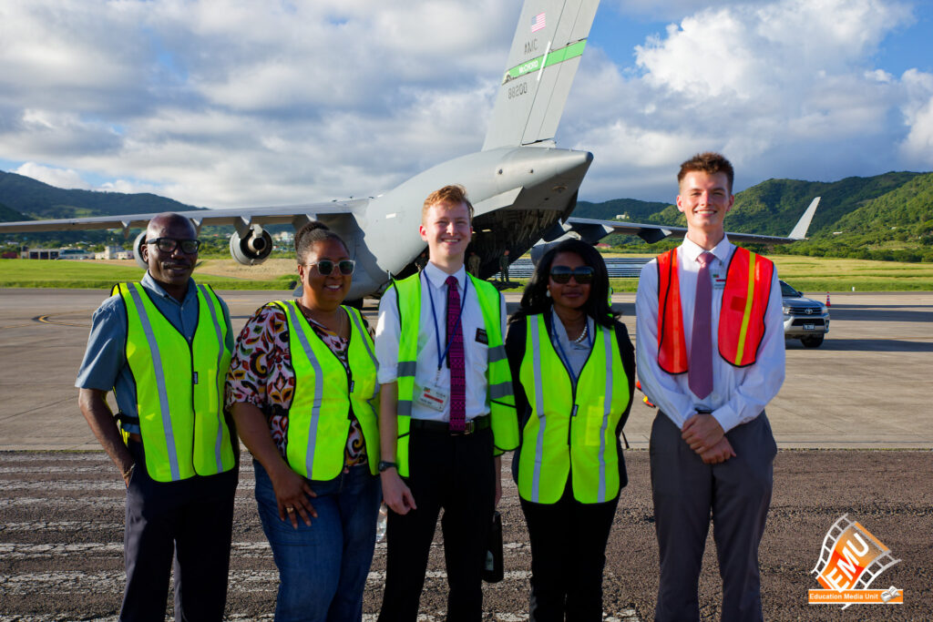 U.S. AIRFORCE DELIVERS SCHOOL SUPPLIES TO THE FEDERATION ON BEHALF OF THE ATIME4Us FOUNDATION