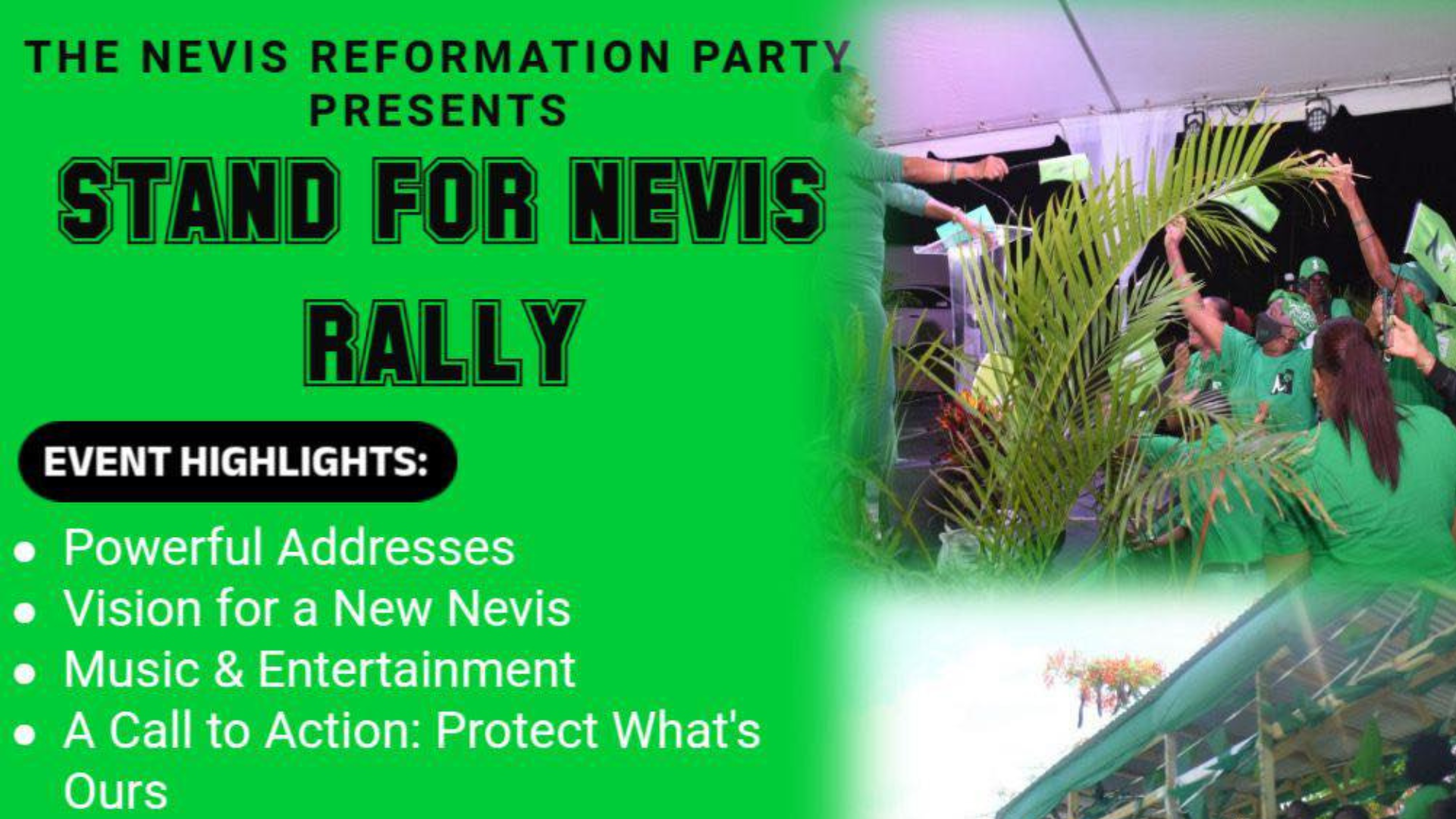 NRP to Host “Stand for Nevis Rally” — A Call to Defend and Protect What’s Ours