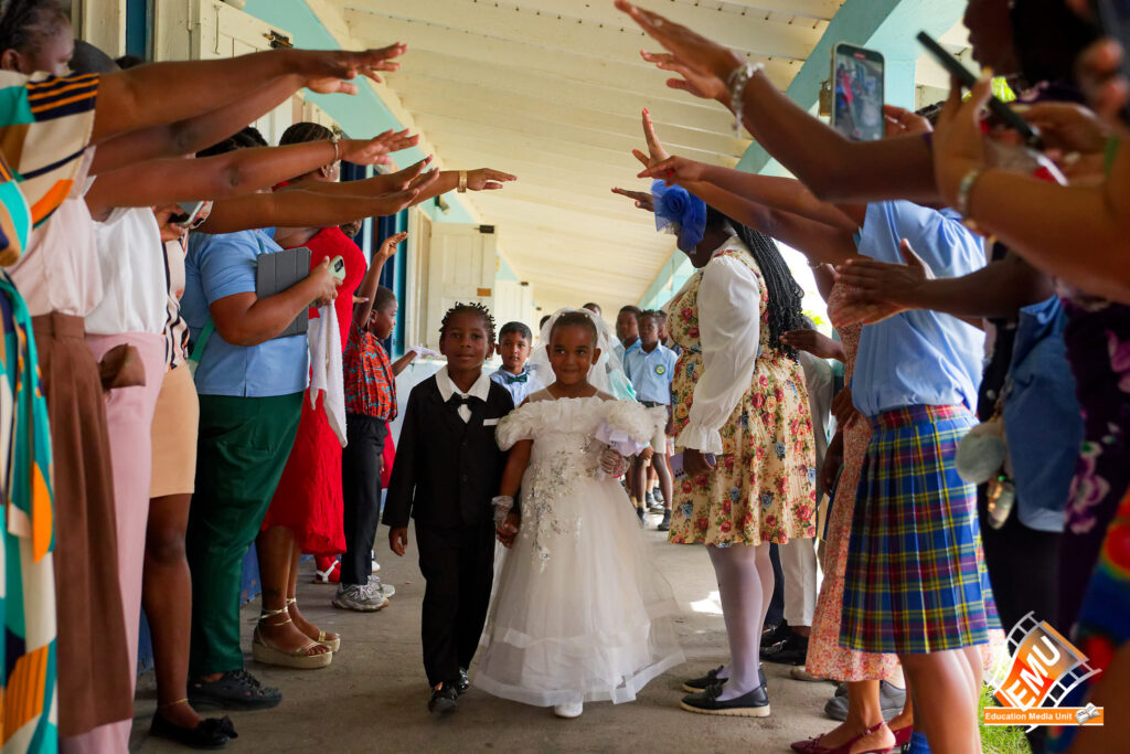 KINDERGARTEN STUDENTS AT BEACH ALLEN PRIMARY EXPLORE “CELEBRATIONS” THEME WITH WEDDING ROLE-PLAY ACTIVITY