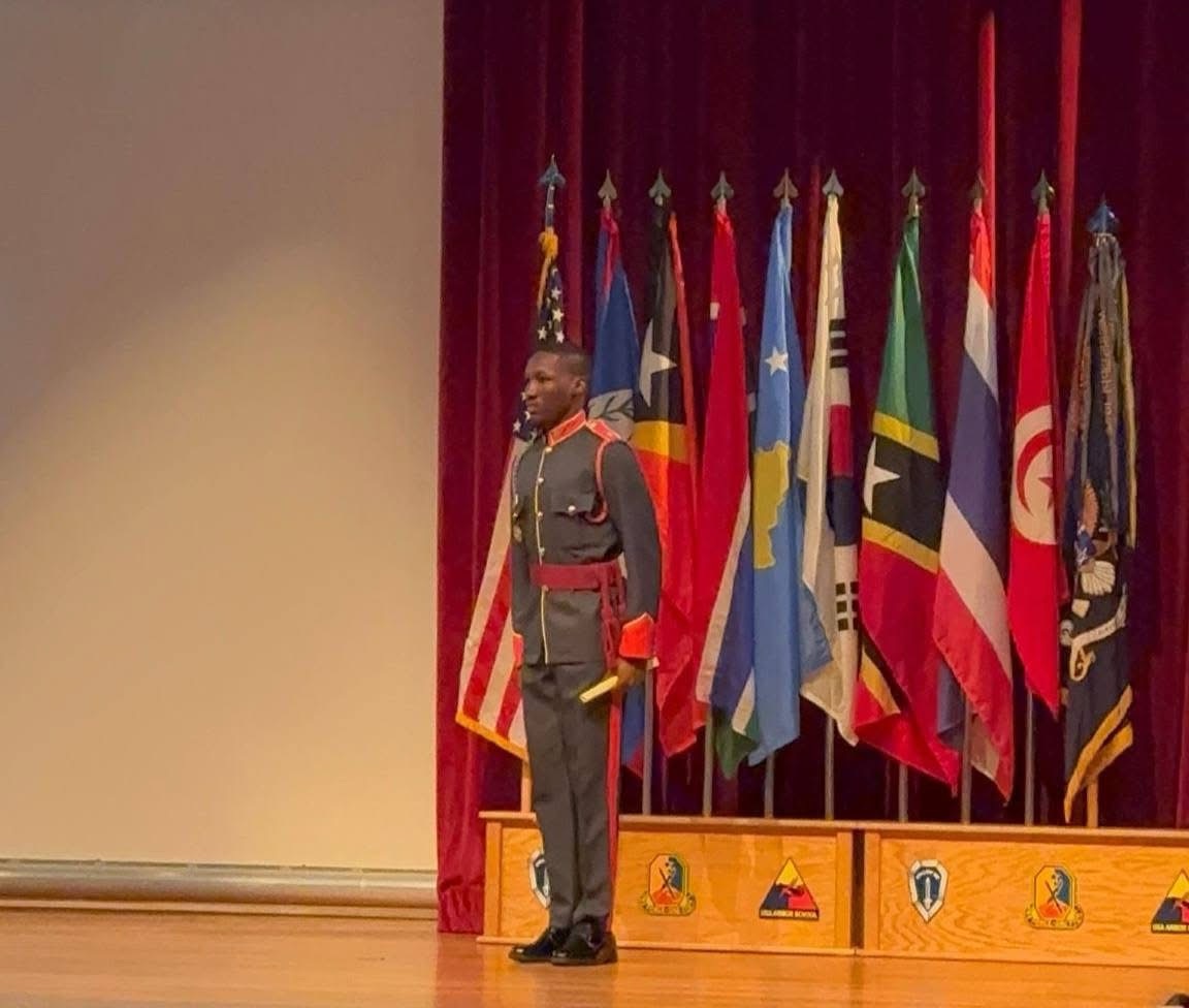 SKNDF OFFICER COMPLETES INFANTRY BASIC OFFICER LEADER COURSE IN THE UNITED STATES