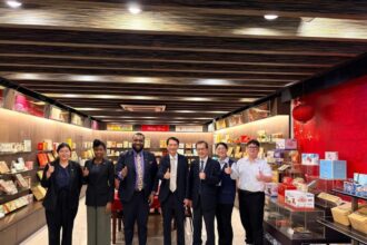 Ambassador Francis and delegation with Ambassador Ret. Cheng and other I mei officials 1200x900 1