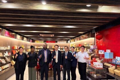 Ambassador Francis and delegation with Ambassador Ret. Cheng and other I mei officials 1200x900 1