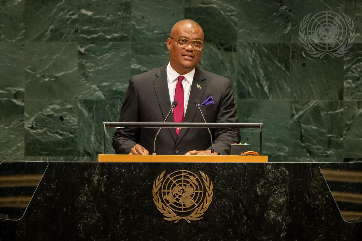 SAINT KITTS AND NEVIS CALLS FOR CLIMATE JUSTICE AND FAIRER FINANCING FOR SMALL ISLAND STATES