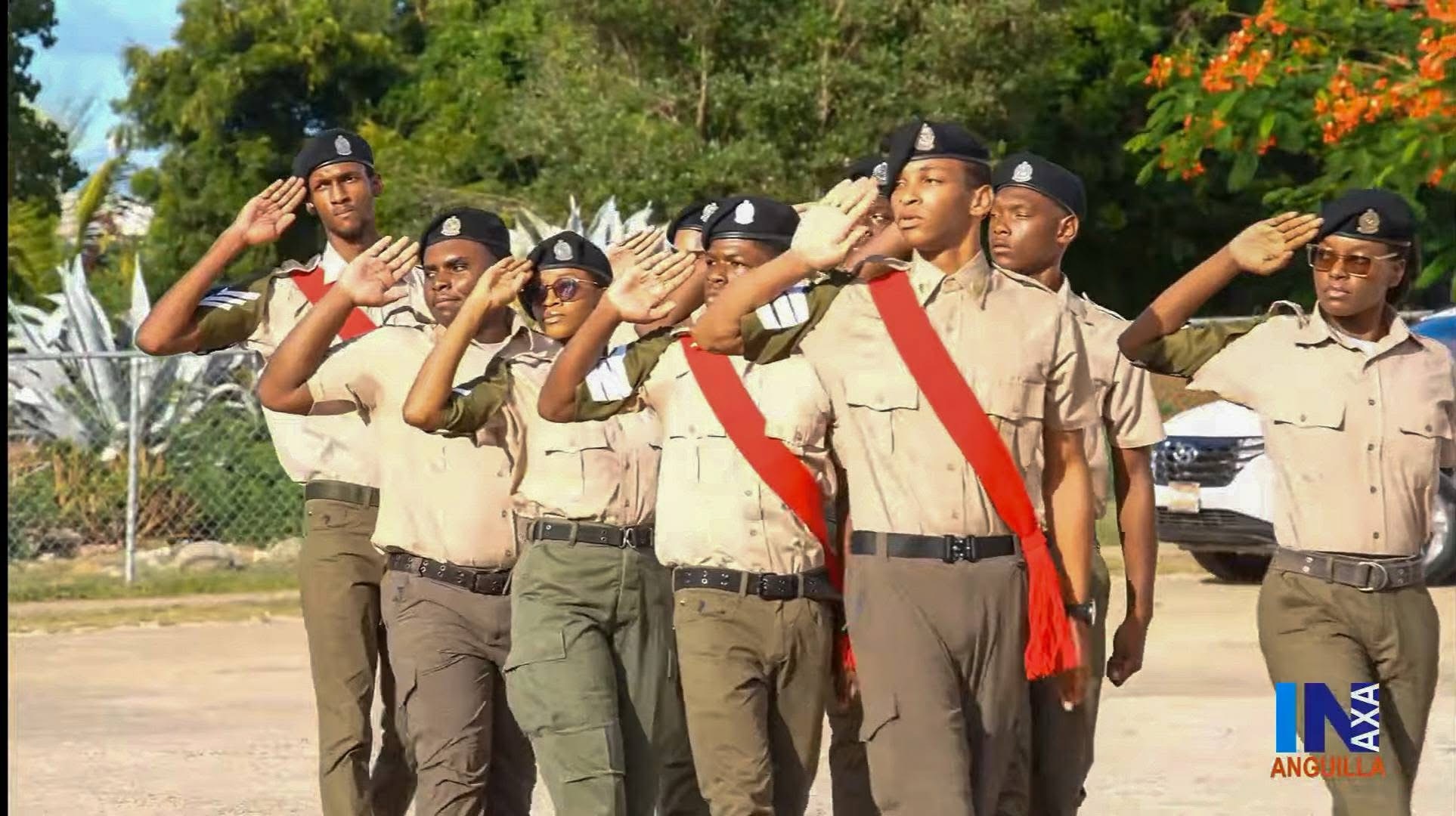 SKNDF CADET CORPS WINS BIG AT REGIONAL DRILL COMPETITION